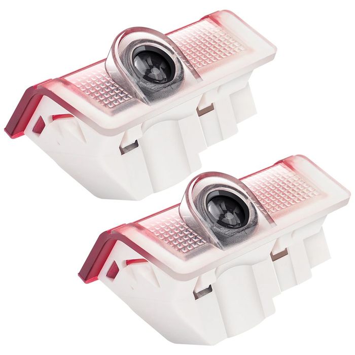 Плафон 2 бр. LED лампа за врати 3126-BZ2 на кола с проектор лого за Me