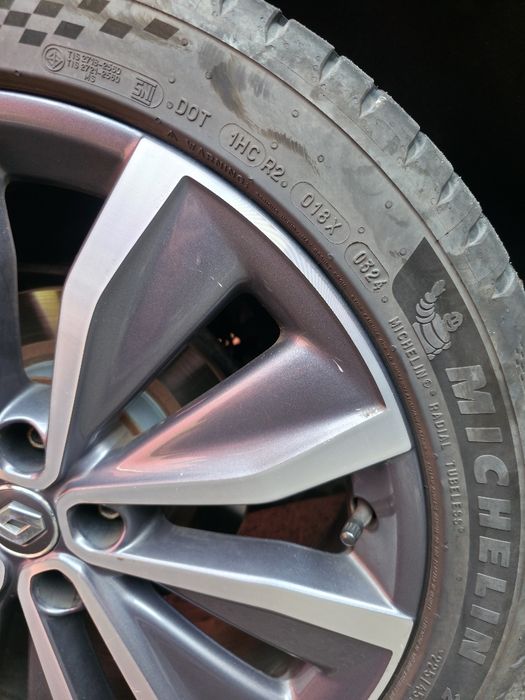 Jante aliaj originale Renault 7Jx19 ET40, 5x114,3, butuc 66,1 mm