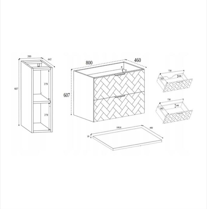 Mobilier baie impecabil