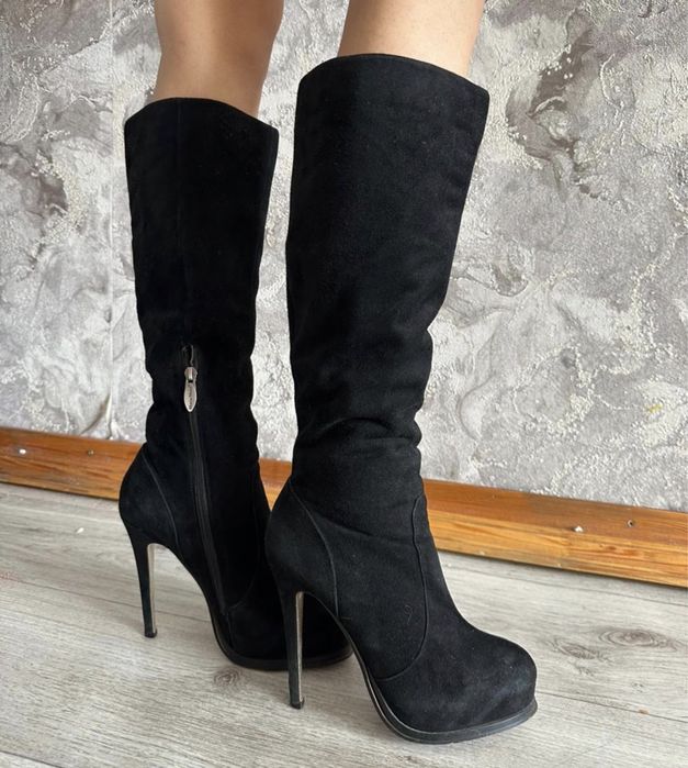 Продам сапоги замша