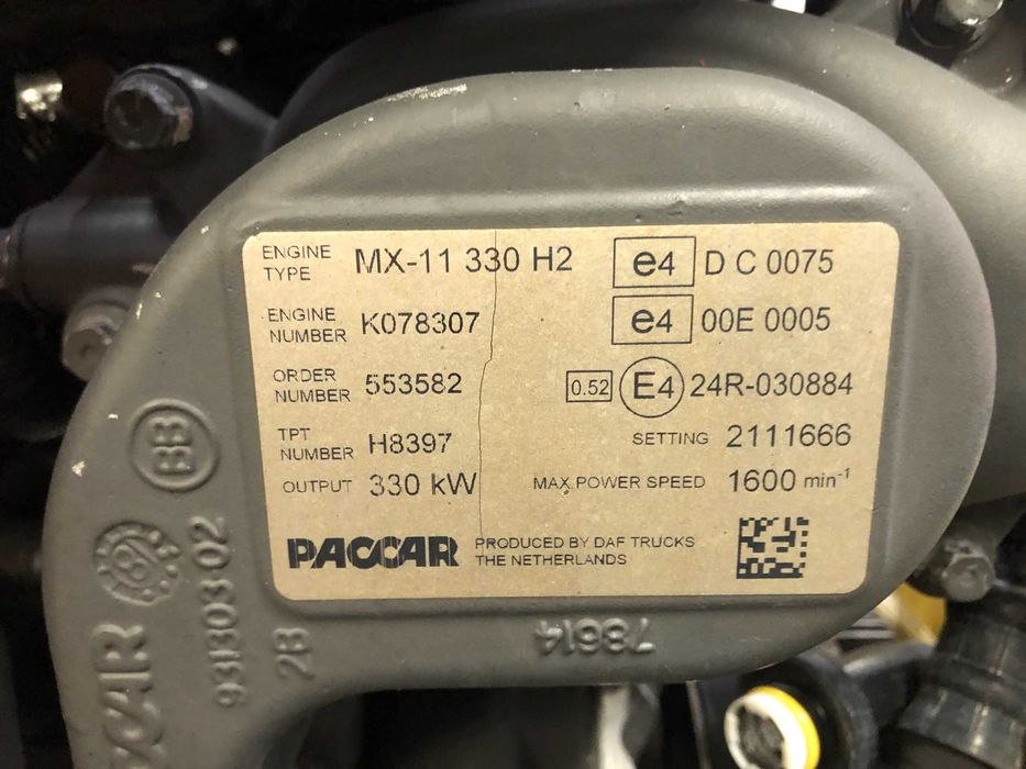 Motor DAF MX11 400 CP Euro 6 XF CF camion