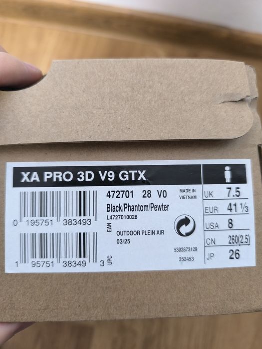 Ghete Salomon XA Pro 3D V9 GTX