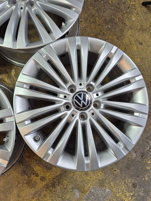 4 Jante Aliaj 5x112 17'' OE VW Golf Passat Caddy Touran Sharan Tiguan T-Roc / Skoda Superb Octavia Kodiaq Karoq 2025