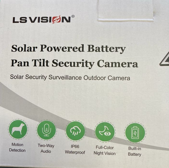 Соларна WiFi PTZ камера с два обектива | Въртене | Видеонаблюдение