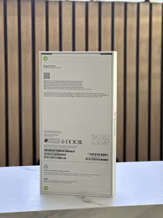 iPhone 17 Pro Max / 256GB / Deep Blue / Sigilat