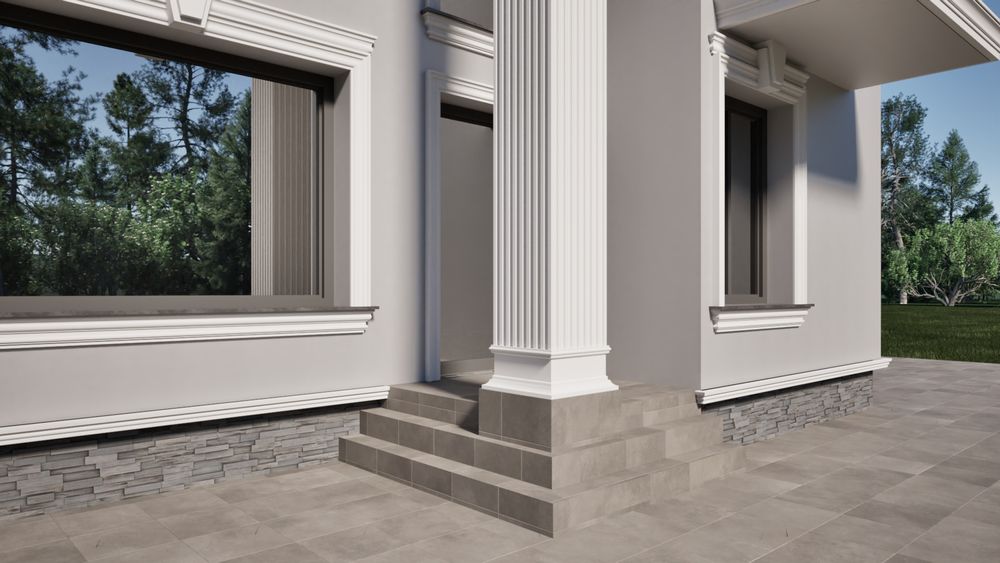 Profile decorative din polistiren pentru fatada