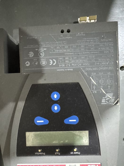 Устроиство плавного пуска ABB на 400 квт