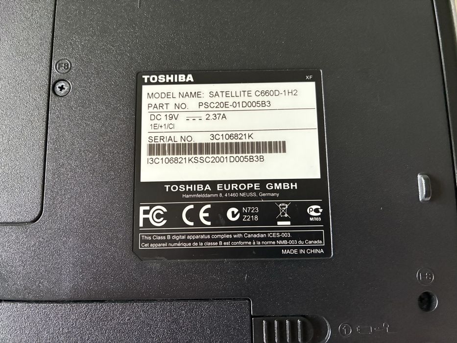 Лаптоп Toshiba Satellite