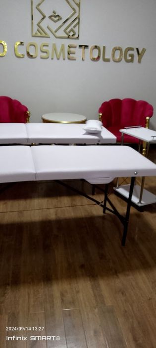 Kushetka etajerka pufik