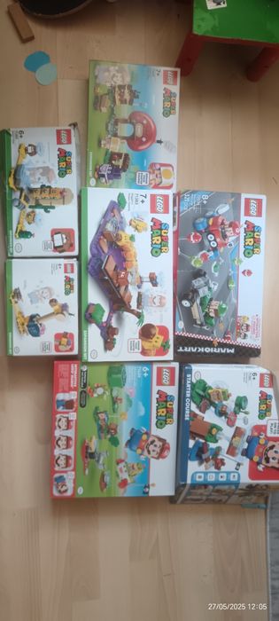 Logo super Mario șapte seturi lot