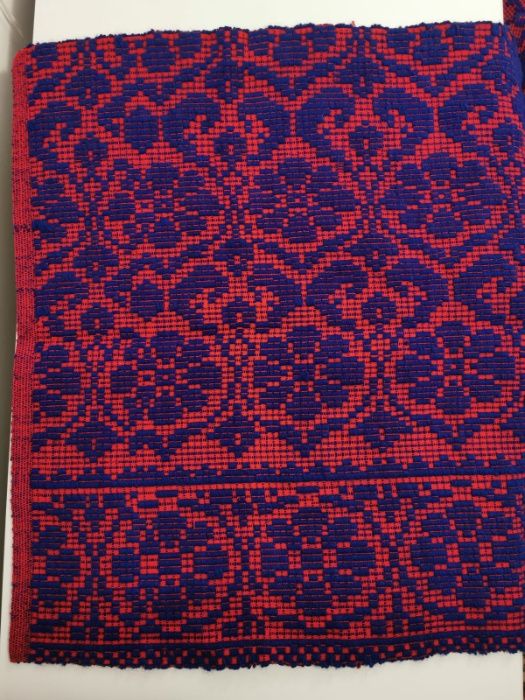 Cuvertura traditionala 100% lana tesuta manual la razboi