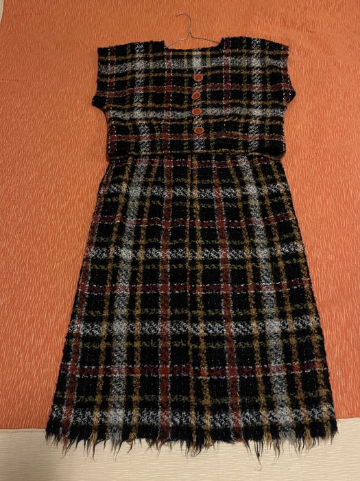 Compleu stofa cu lana,bucle