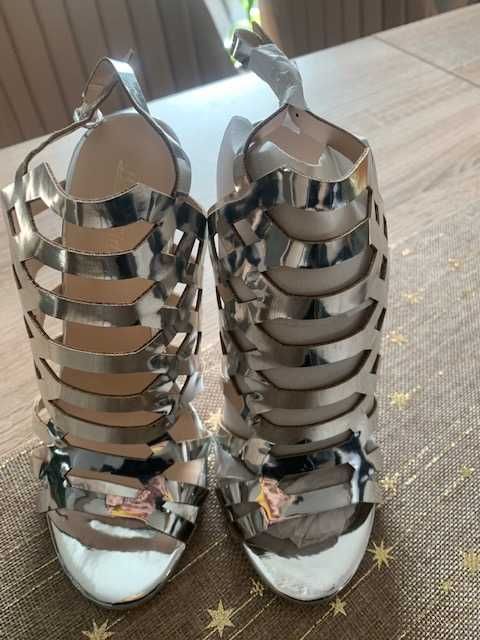 Sandale argintii 36-37