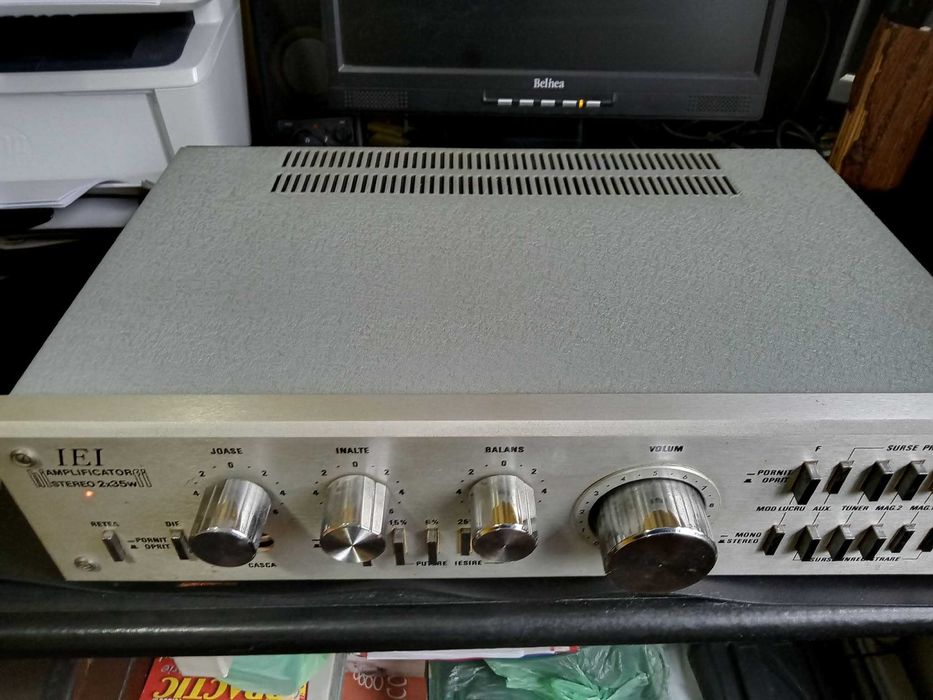 Statie amplificare IEI 2X35W-Stereo Electronica Industriala
