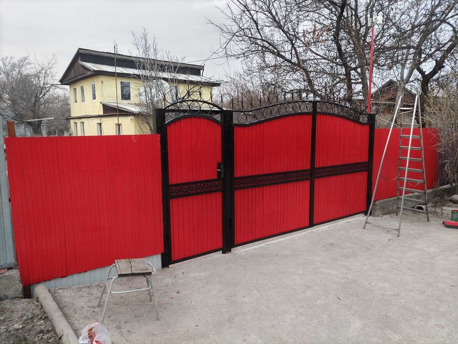 покраска  крыш ,ворот ,навесов!