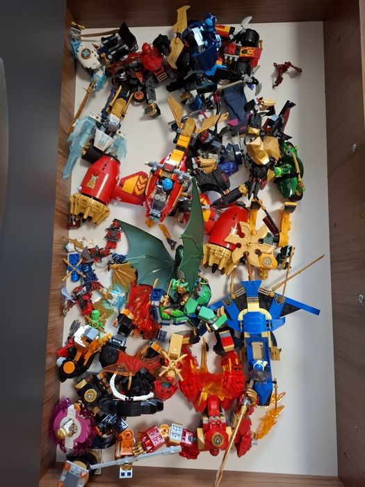 MEGA LOT LEGO Ninjago Original - 15 Seturi Complete + 28 Minifigurine