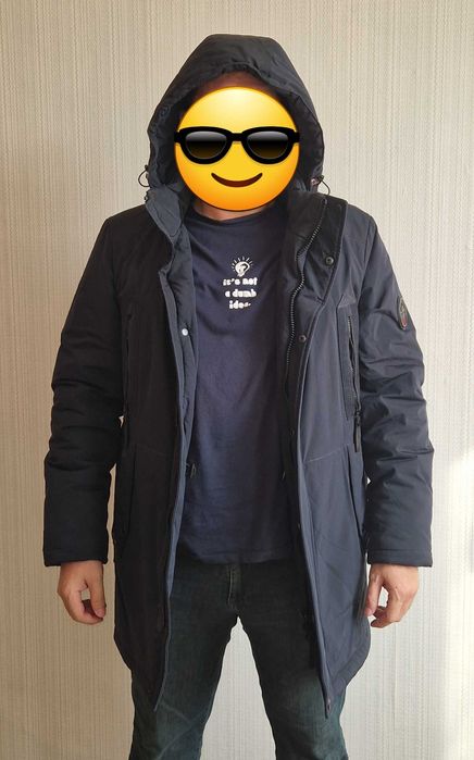 Зимняя куртка Black vinyl