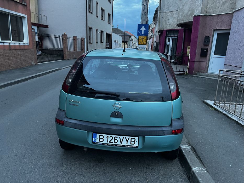 Opel corsa Mașină compactă 1.0 economică din 2003 – 168.000 km – Stare foarte bună