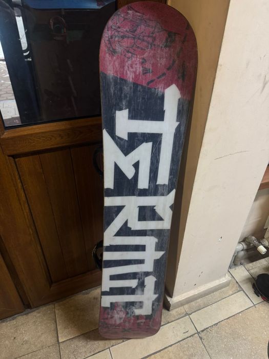 Детский сноуборд с креплениями