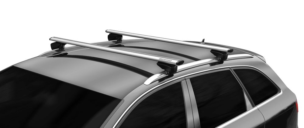 Bare transversale aero cu prindere pe sine Menabo Lince Silver