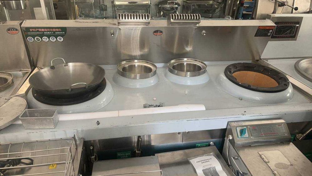 ВОК плита газовый lagmon uchoq Канфорка WOK 1,8 м (2 талик) (1 раковин