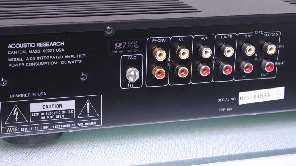 Amplificator Acoustic Research A-03 USA(Dual Mono).