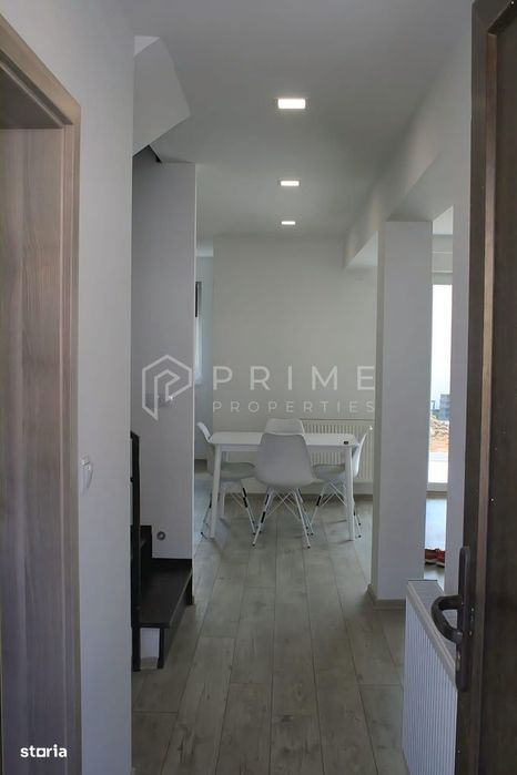 Casă tip duplex complet amenajată si mobilată | șemineu și garaj |
