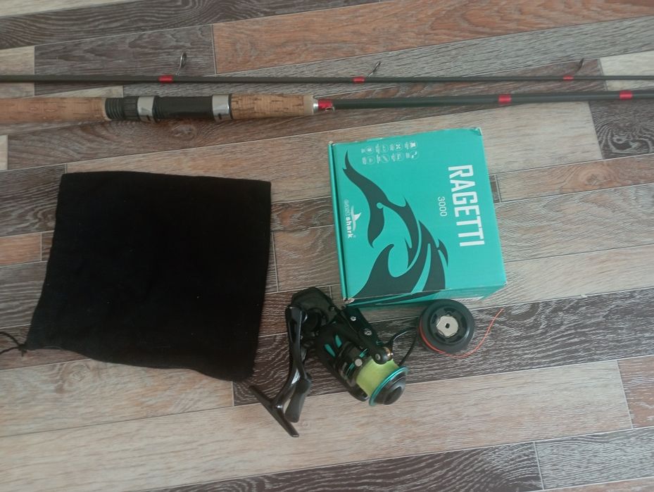 Удочка спинг с катушка