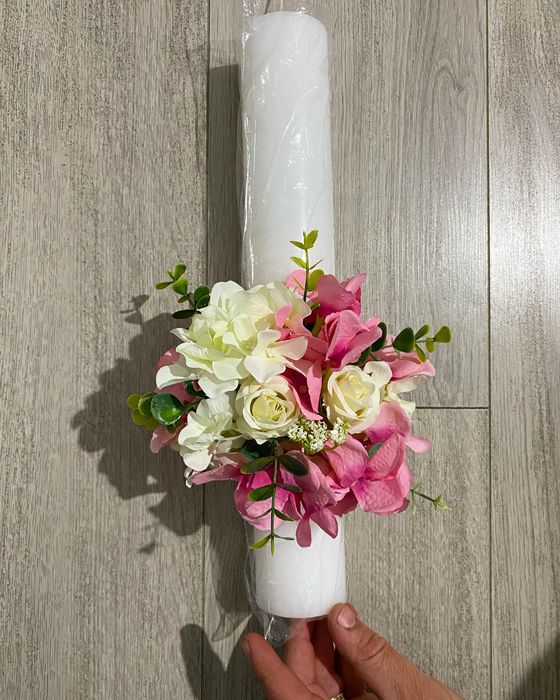 Lumari pentru botez hand made