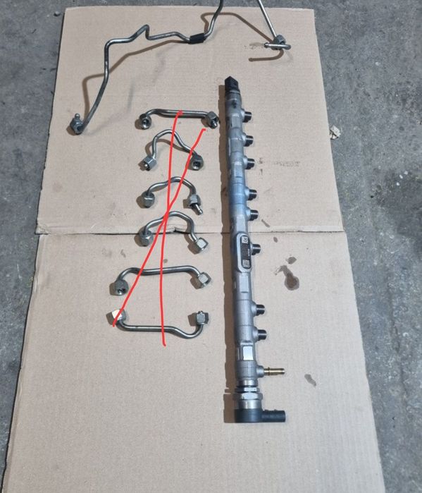 Rampa injectie Bosch 3.0 N57 N57D30C 381CP Bmw m550d m50d diesel