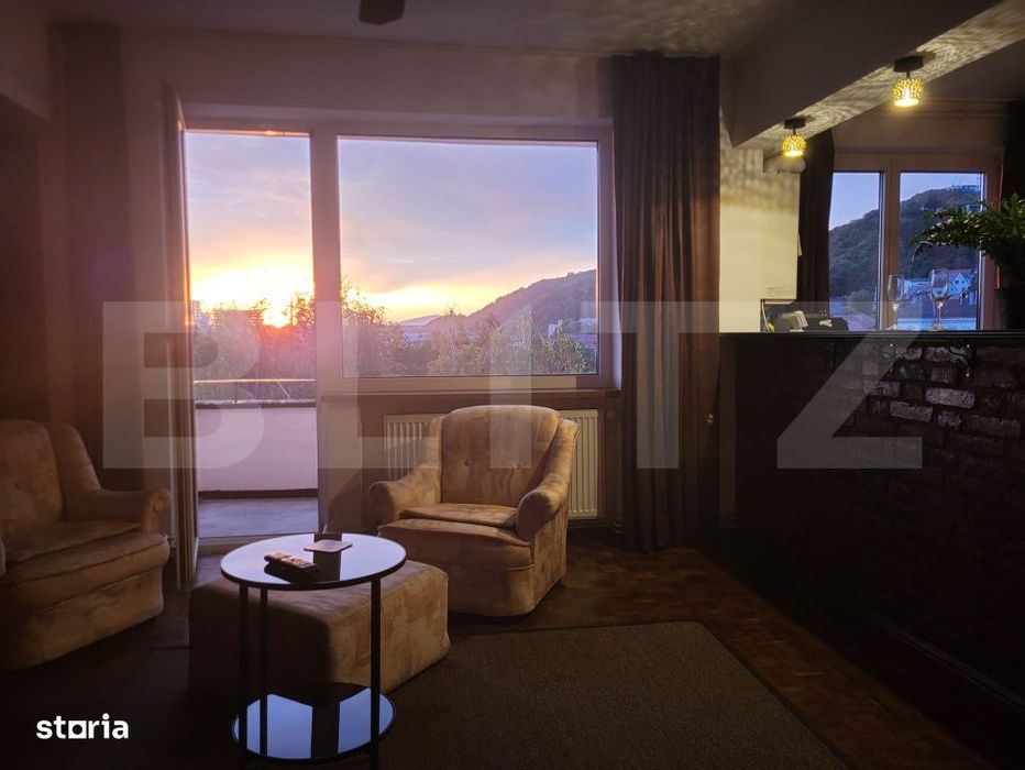 Apartament ultracentral cu panorama deosebita | 2 balcoane | Gata de m
