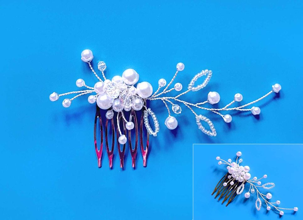 Булчинска украса за коса/ Сватбени аксесоари/ Бижута за коса