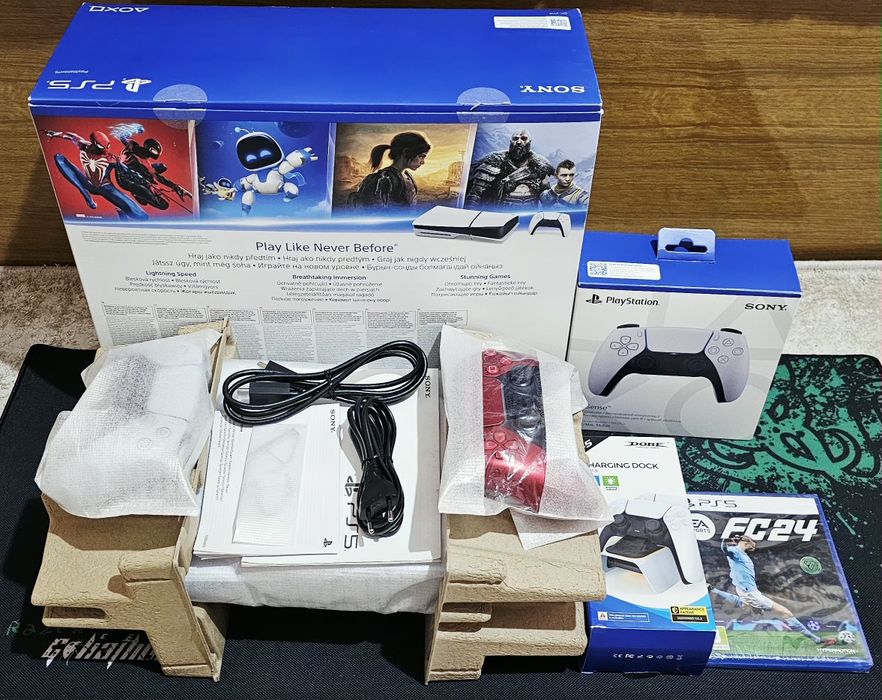 Ps5 slim 1tb, EAC Jet 2025, 2 джостик оригинал!