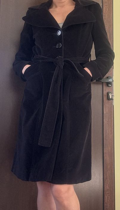 Манто дамско черно KOTON