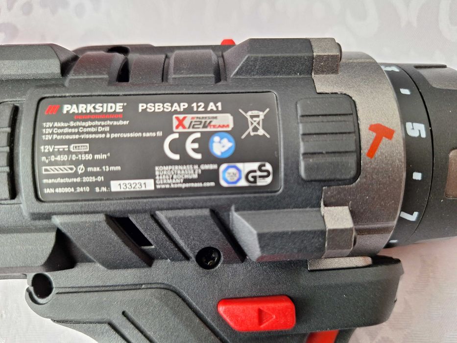Masina de insurubat si gaurit PARKSIDE PSBSAP 12 A1, 12V, cu percutie