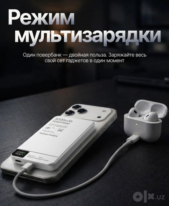 Беспроводной зарядка MagSafe powerbank
