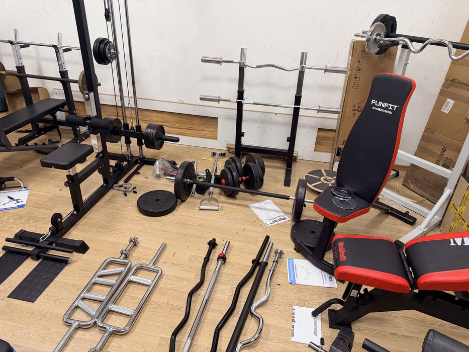 Bari olimpice 50 mm noi, de la 120 cm. Pana la 220 cm si 20 kg si z