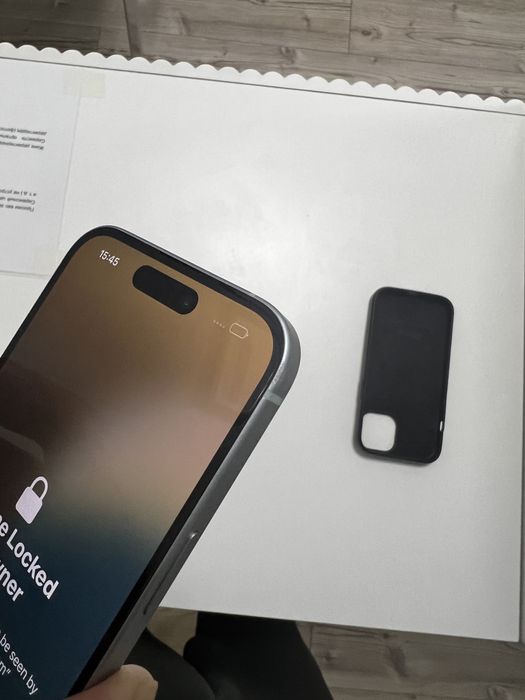 iPhone 15 blue 128 gb 85% акб заблокирован