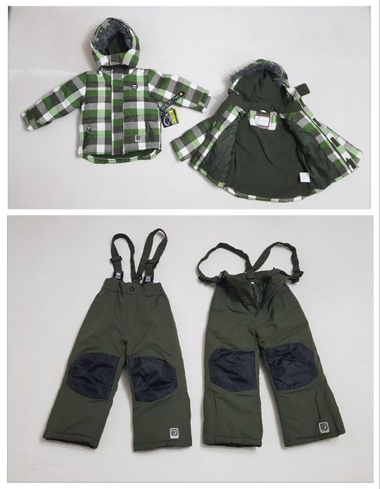 Costum iarnă nou Hi Tech, salopeta zăpadă ptr copii nr 92-98 (2-3 ani)