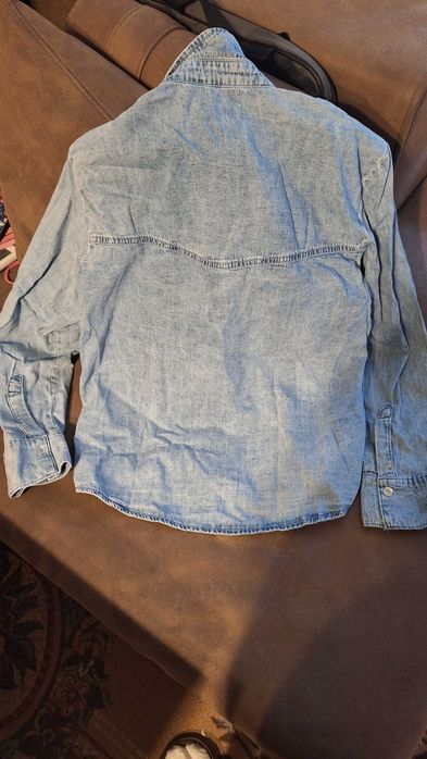 Дънкова риза Mango, нова, размер S