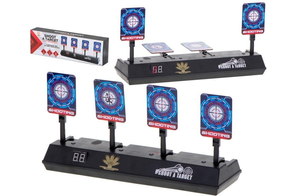 Електронна мишена за стрелба с 3 цифрови мишени