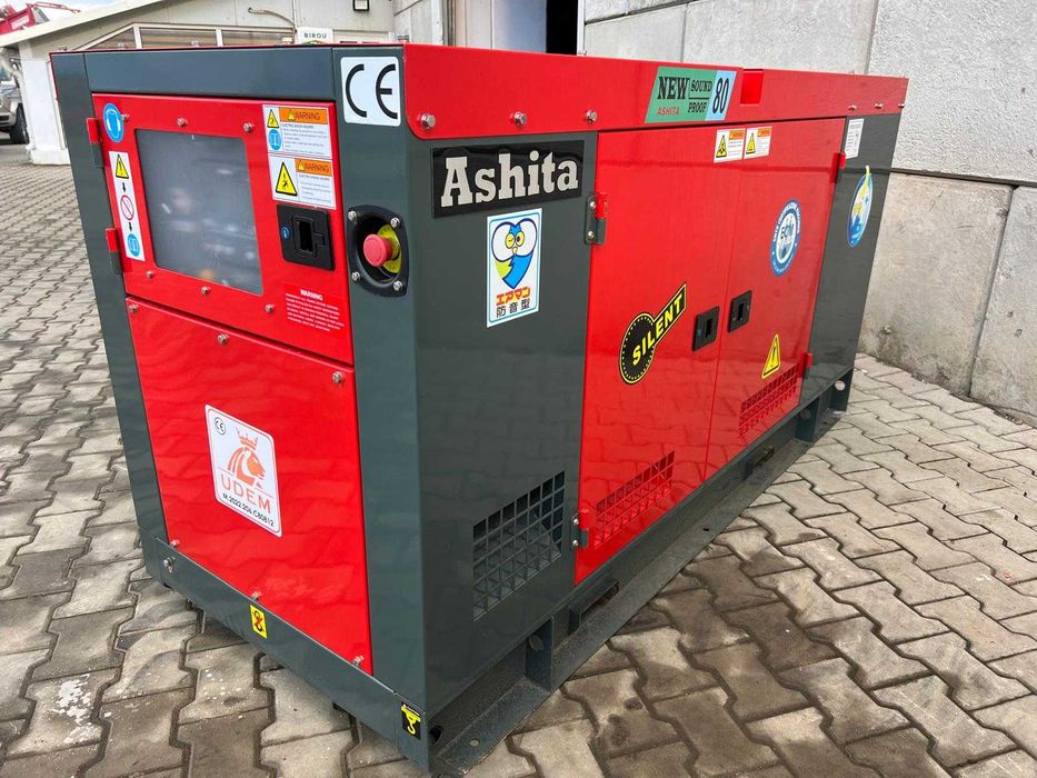 Generator diesel Ashita - 80 KVA , Silentios (Nou 2025)
