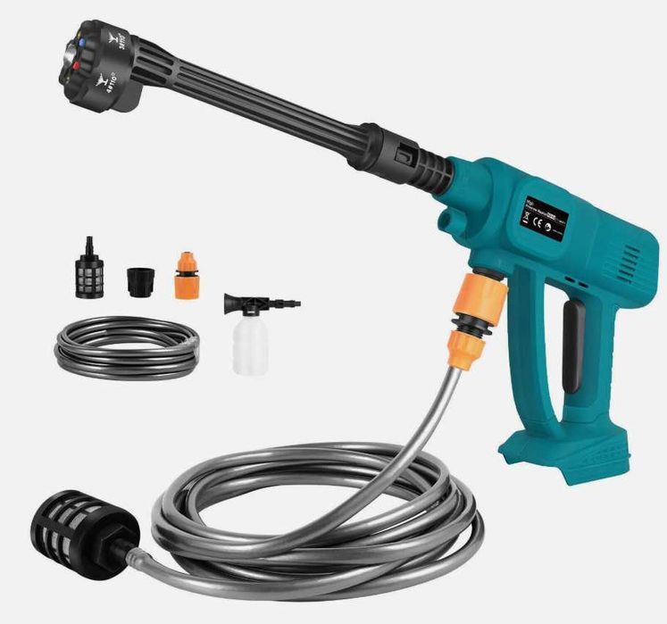 Aparat de Spălat Auto cu Presiune, Portabil, fără Fir