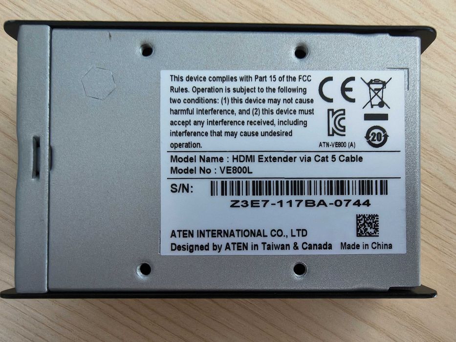 Aten VE800 HDMI extender 60m 1080p cu tehnologia EDID