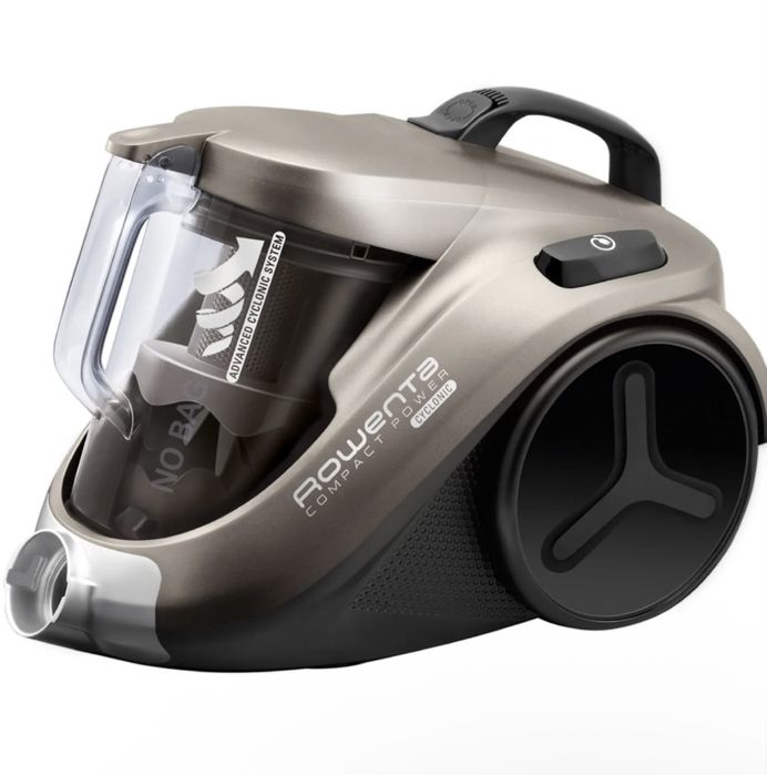 Aspirator fără sac Rowenta Compact Power Cyclonic Animal Care RO3786EA, accesoriu spatii inguste, 1.5L, 750W, culoare cafeniu