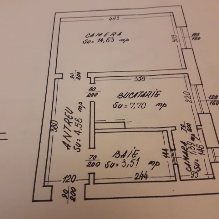 Apartament 1 camera in judet