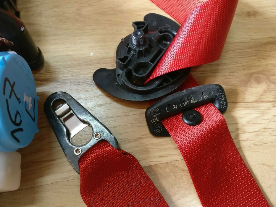 Centura siguranta Mercedes GLE W167 New model AMG RED NOUA