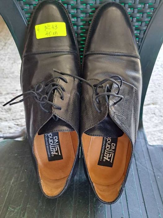 Обувки,  мъжки, естествена кожа, маркови, френски