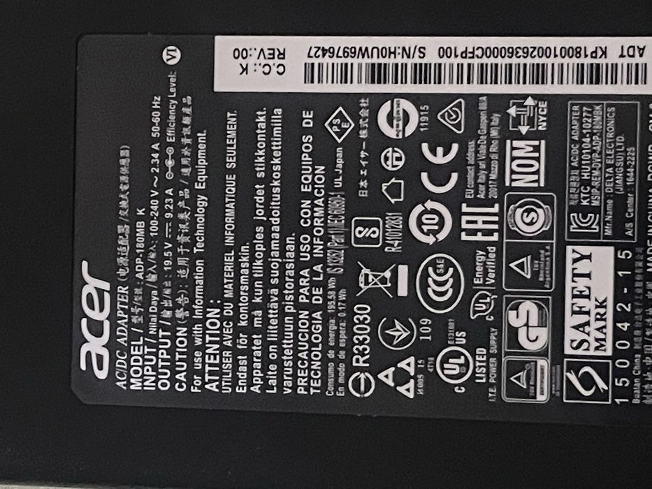 Acer noutboklari uchun