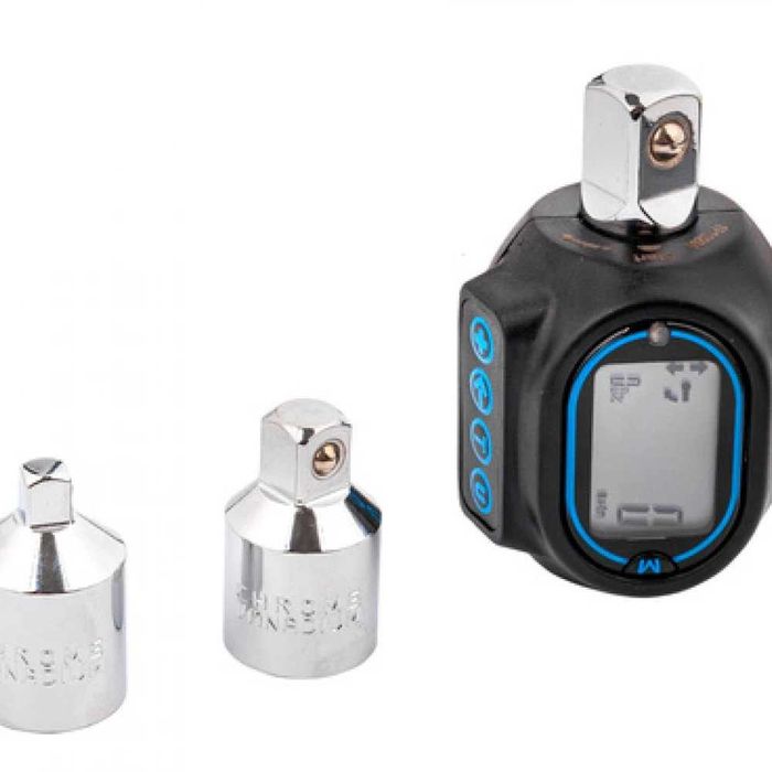 НЕМСКИ Цифров динамометричен адаптер 1/2 40-200 ROCKFORCE + ЛЕД ФЕНЕР